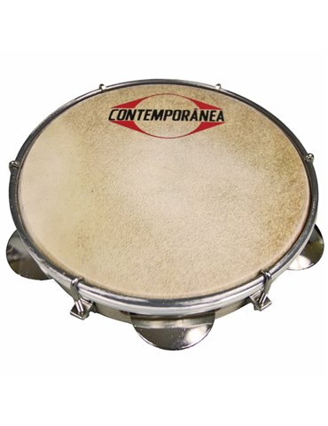 Pandeiro 10" madera membrana piel Contemporanea Light