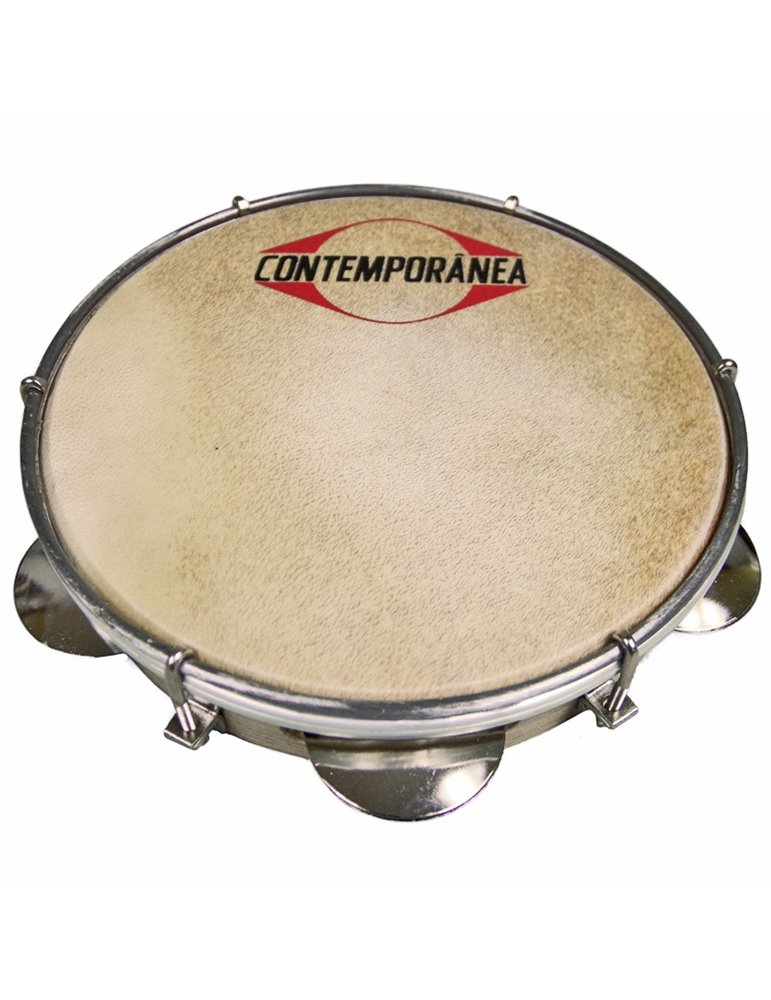 Pandeiro 10" madera membrana piel Contemporanea Light