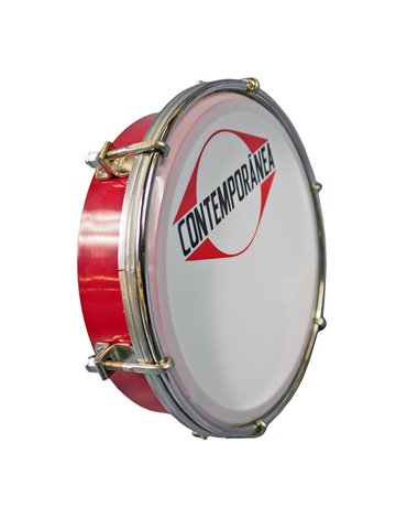 Tamborim 6" fibra 6 tensores Contemporanea Light