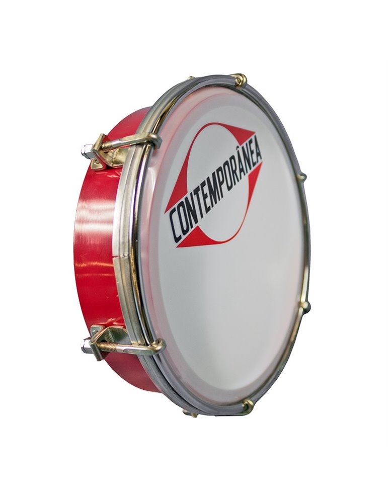 Tamborim 6" fibra 6 tensores Contemporanea Light