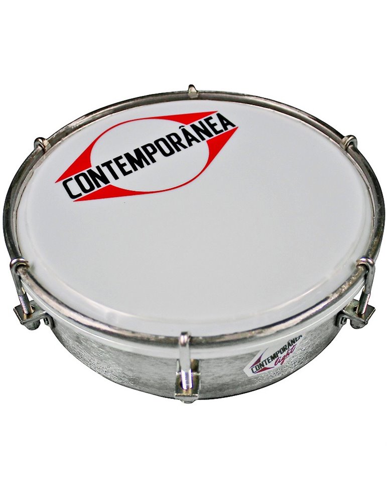 Tamborim 6" aluminio 6 tensores Contemporanea Light