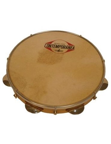 Pandeiro 11" madera membrana piel Pro Contemporanea