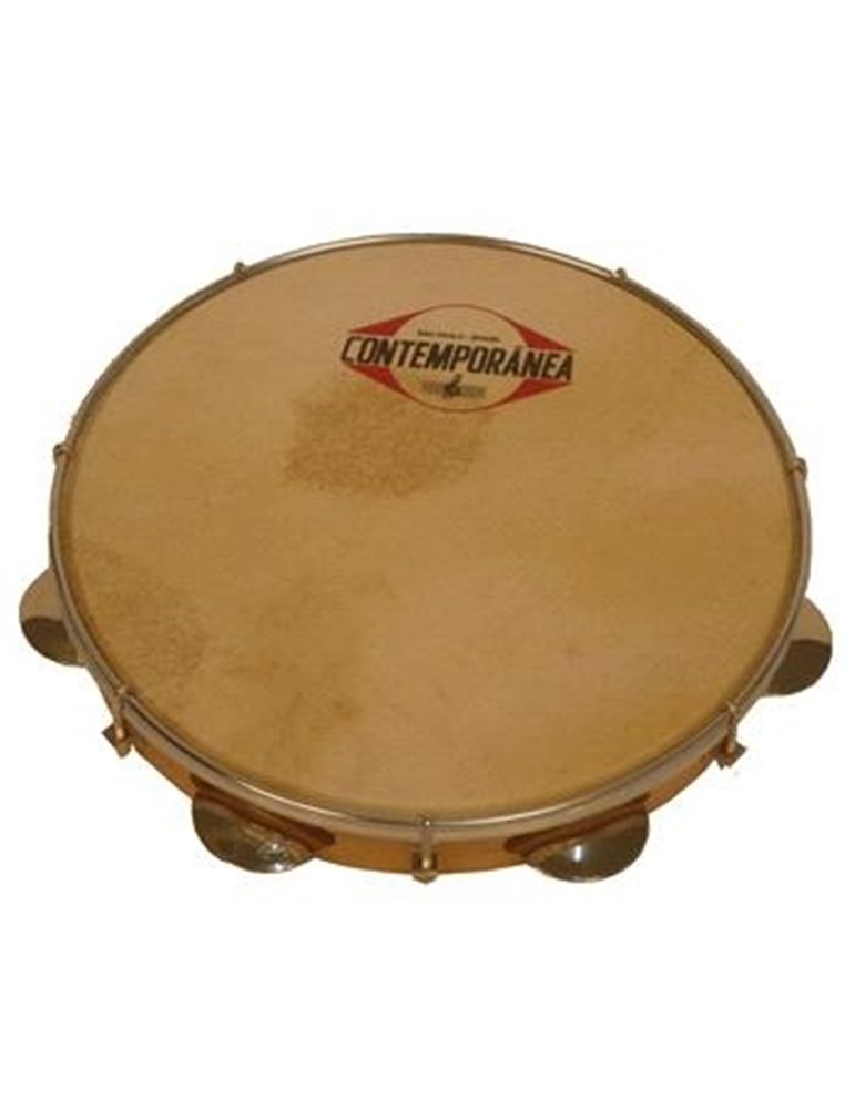 Pandeiro 11" madera membrana piel Pro Contemporanea