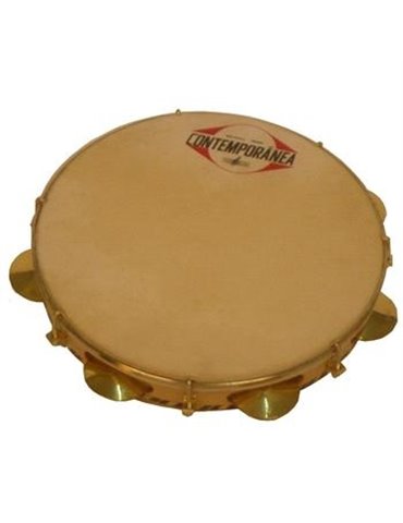 Pandeiro 11" madera membrana piel de cabra Pro Contemporanea