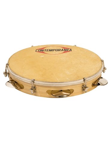 Pandeiro 9" madera extra ligera membrana piel de cabra Pro C