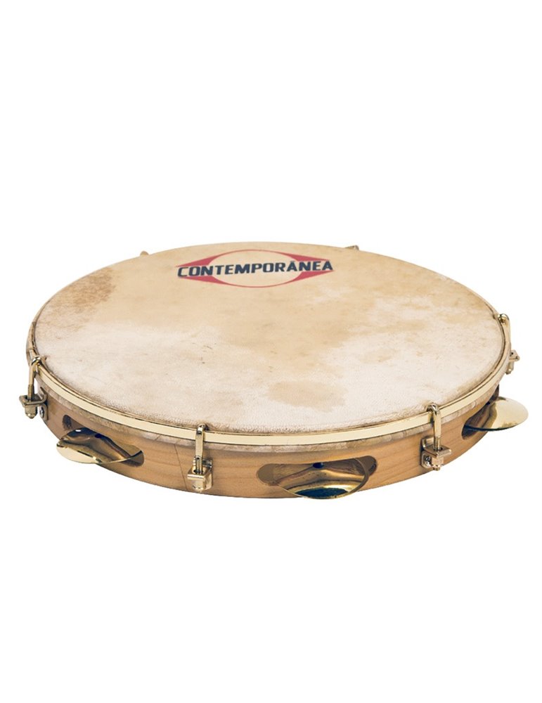 Pandeiro 10" madera extra ligera membrana piel de cabra Pro