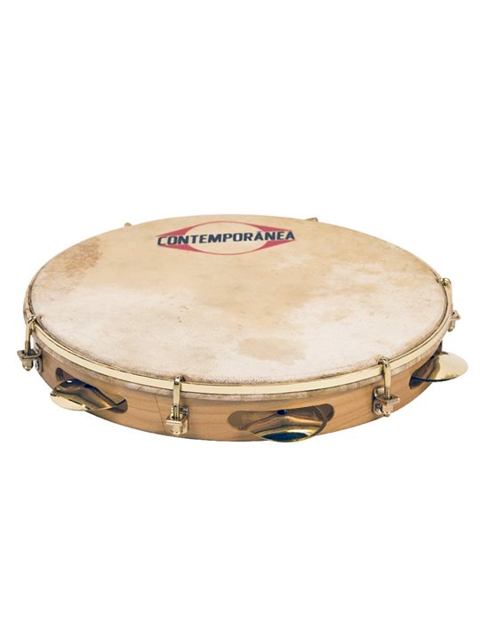 Pandeiro 10" madera extra ligera membrana piel de cabra Pro