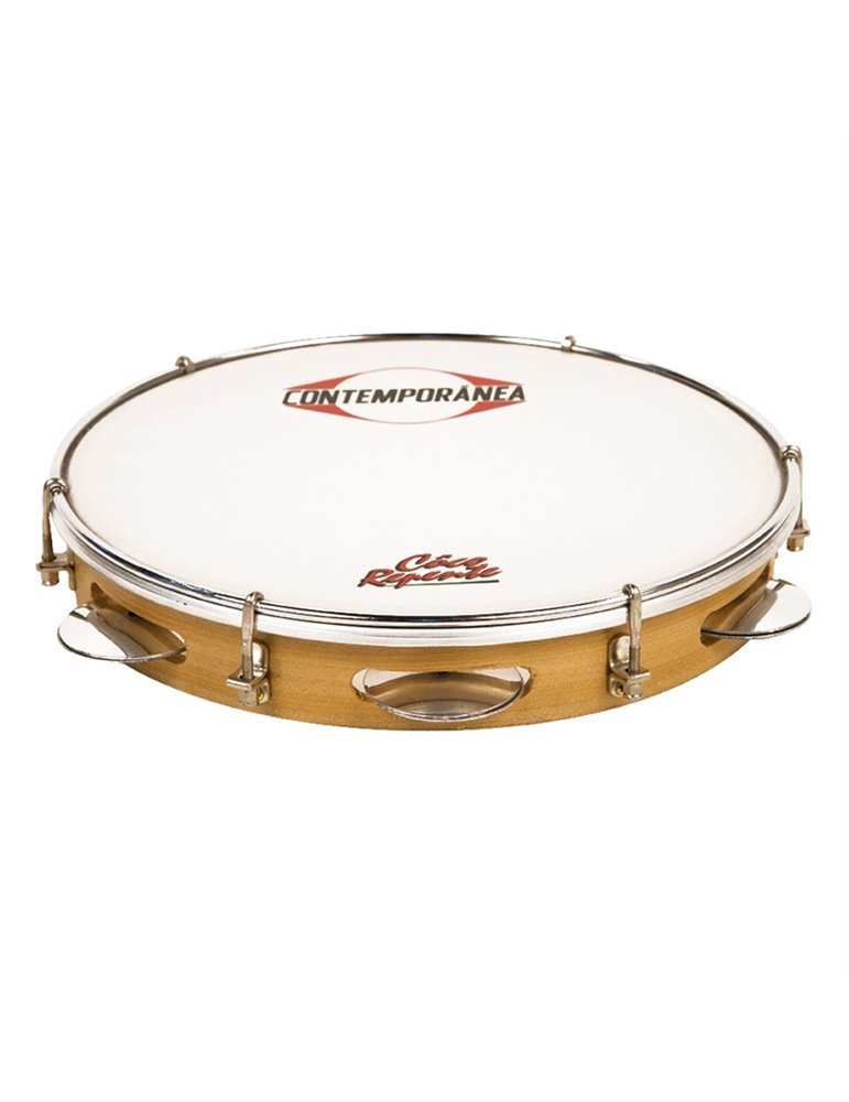 Pandeiro 10" madera de coco membrana sintétitca Pro Contempo