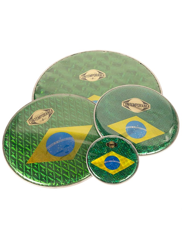 Parche 6" bandera Brasil Contemporanea