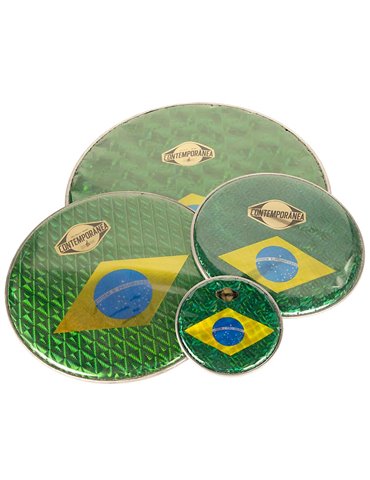 Parche 14" bandera Brasil Contemporanea