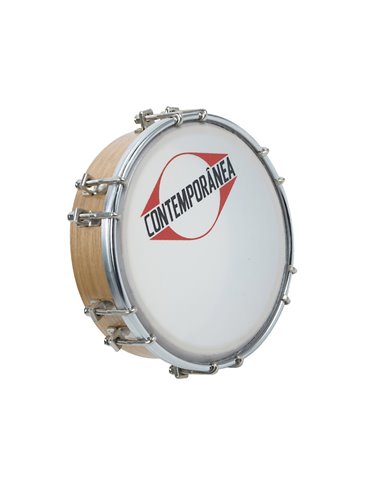 Tamborim 6" wood 12 tensores Pro Contemporanea