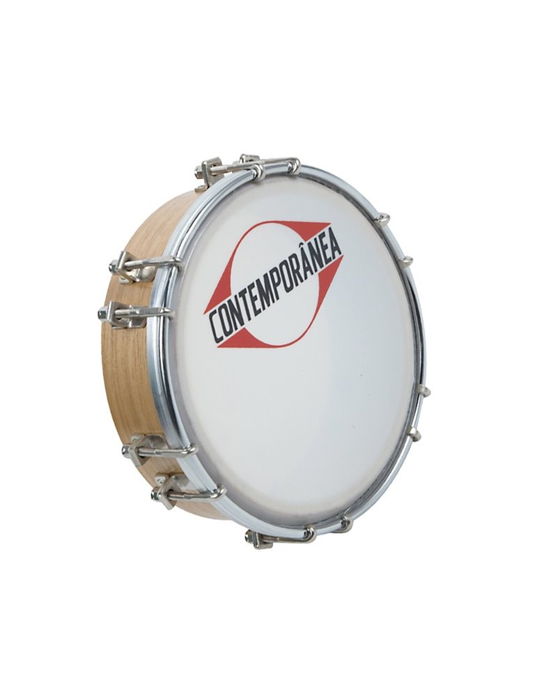 Tamborim 6" wood 12 tensores Pro Contemporanea