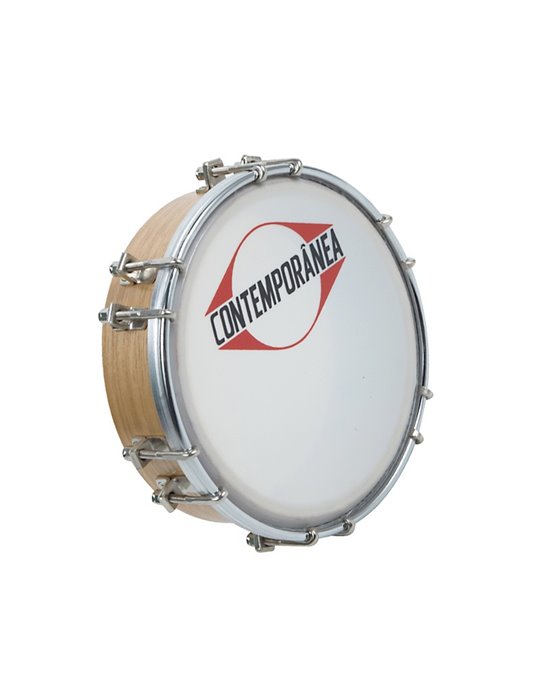 Tamborim 6" wood 12 tensores Pro Contemporanea