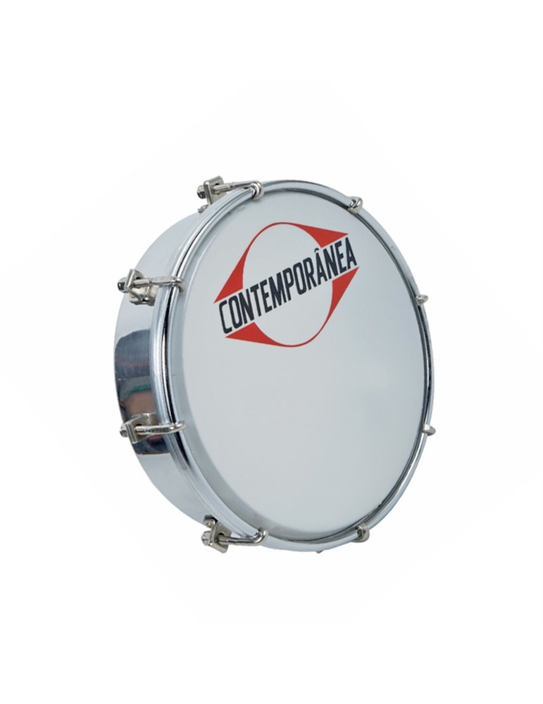 Tamborim 6" cromado 8 tensores Pro Contemporanea