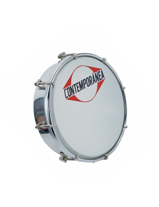 Tamborim 6" cromado 8 tensores Pro Contemporanea