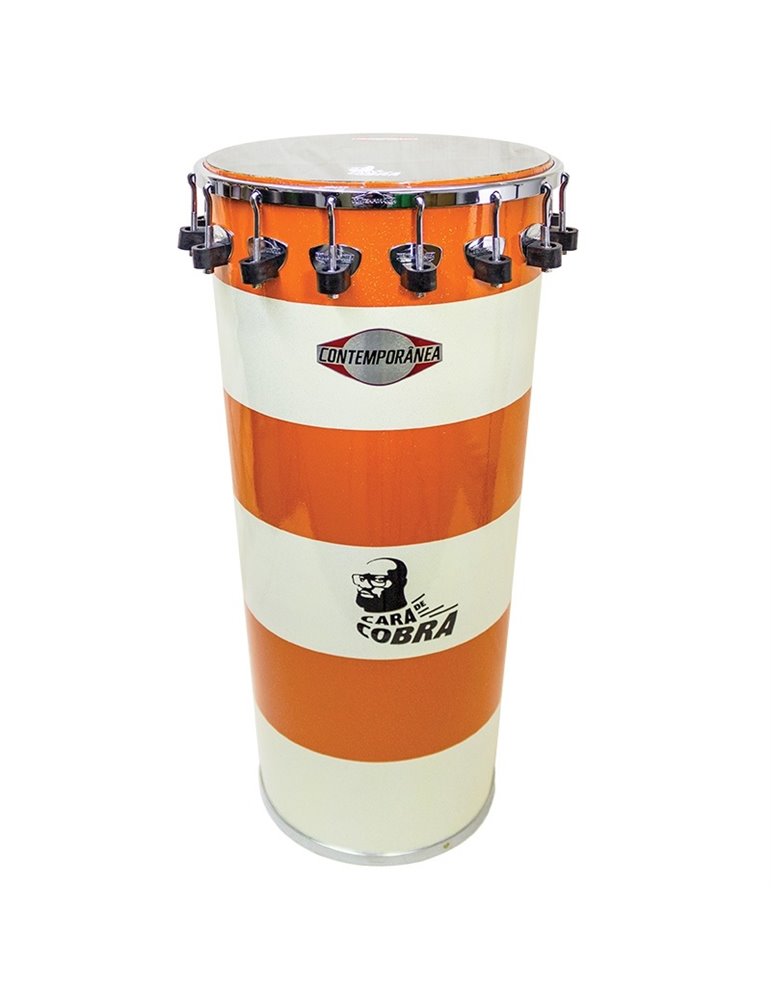 Timba 14" x 90cm Cara de Cobra blanco naranja Pro Contempora