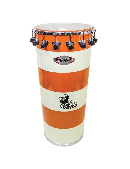 Timba 14" x 90cm Cara de Cobra blanco naranja Pro Contempora