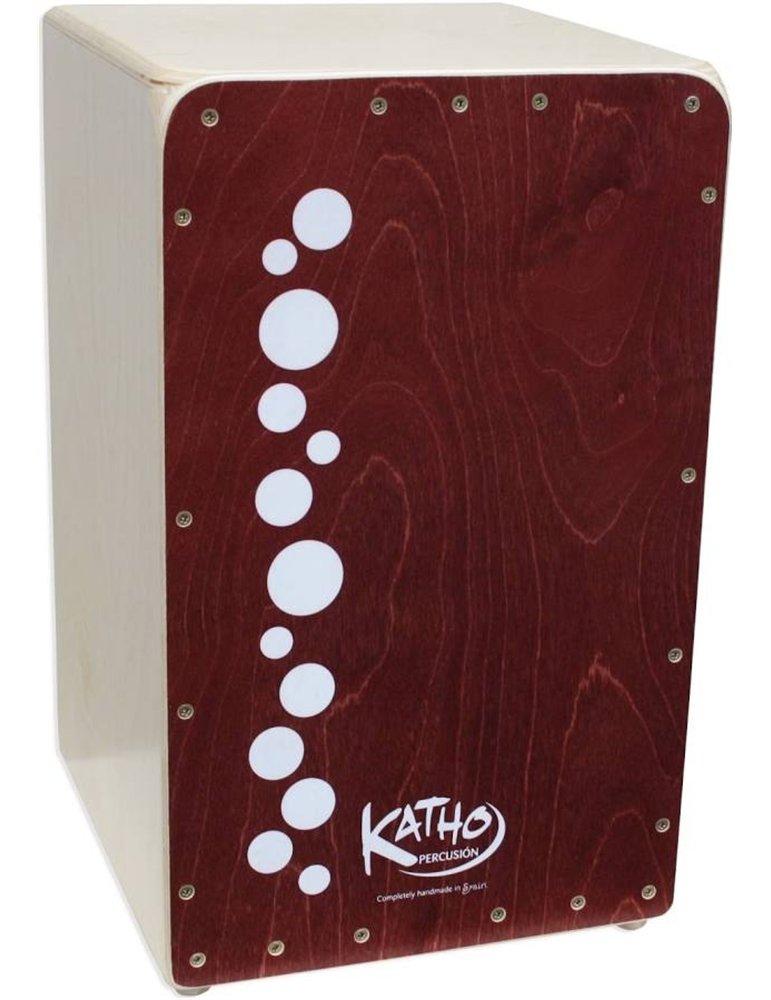 Cajón Katho Burbujas Rojo