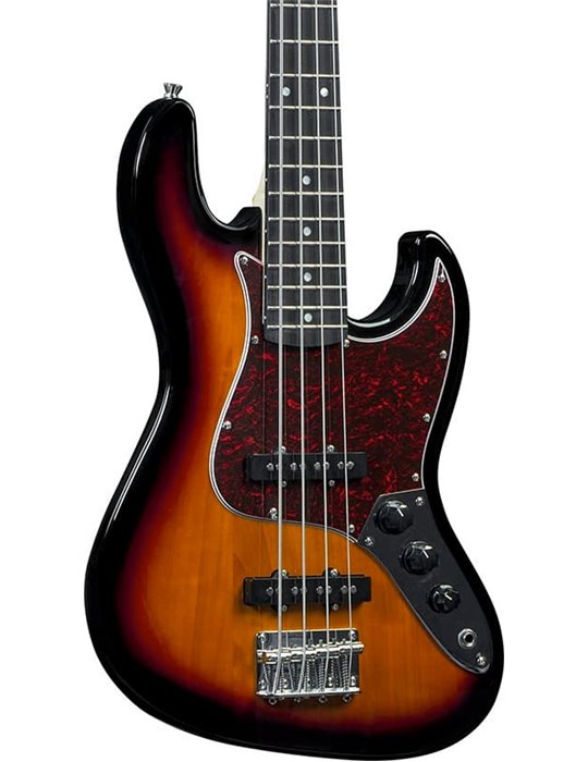 Bajo eléctrico Eko Starter JB100 tipo Jazz formato 3/4 - Sunburst