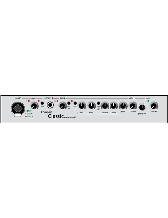 AMPLIFICADOR ACÚSTICO COMPACT CLASSIC PRO DE AER CCLA