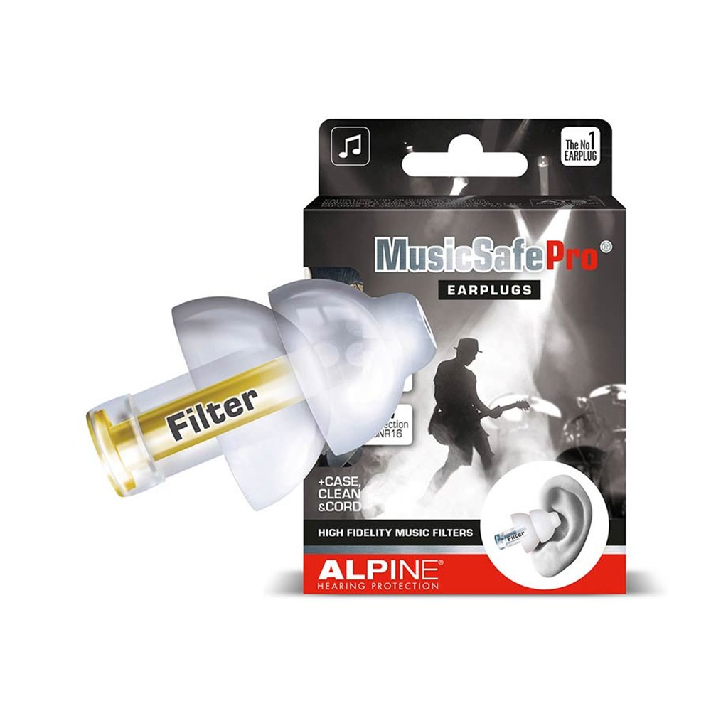 TAPONES OÍDOS MUSICSAFEPRO TRANSPARENTES