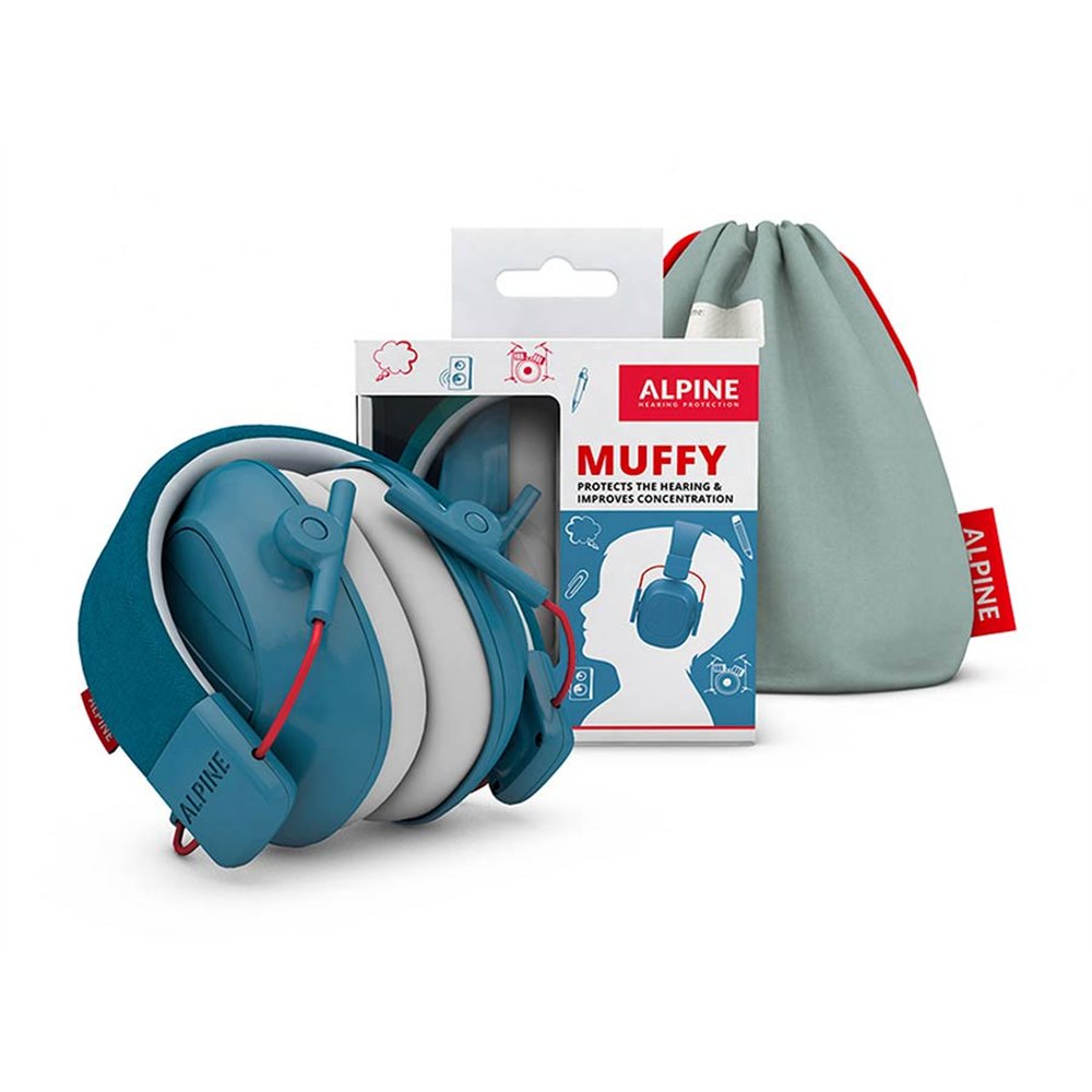 CASCO PROTECCIÓN OÍDOS PARA NIÑOS AZUL