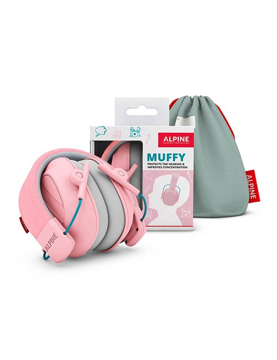 CASCO PROTECCIÓN OÍDOS PARA NIÑOS ROSA