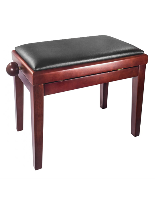 BANQUETA REGULABLE PARA PIANO MARRÓN MATE PB006