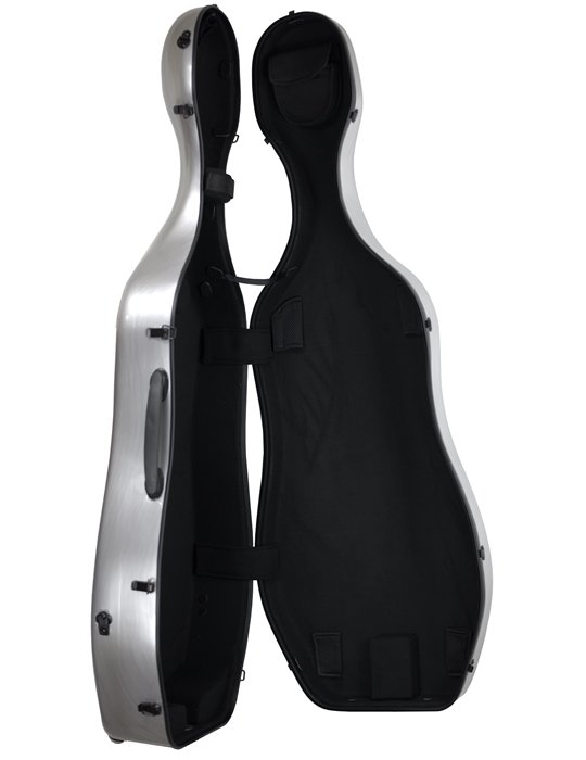 ESTUCHE DE CELLO AMADEUS 4/4 DE FIBRA DE VIDRIO NEGRO