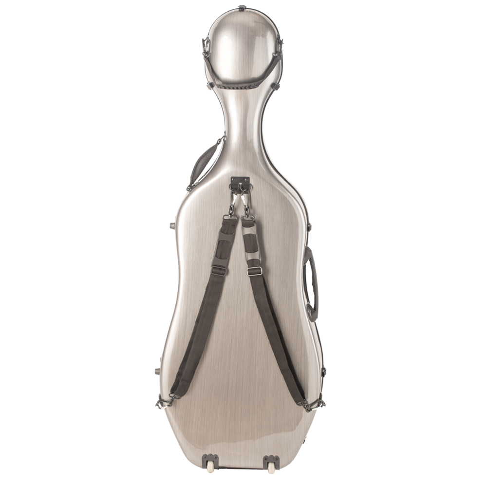 ESTUCHE DE CELLO AMADEUS 4/4 DE FIBRA DE VIDRIO GRIS