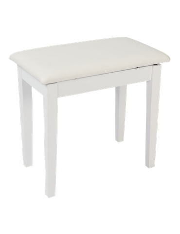 BANQUETA AMADEUS PARA PIANO BLANCO MATE