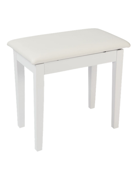 BANQUETA AMADEUS PARA PIANO BLANCO MATE