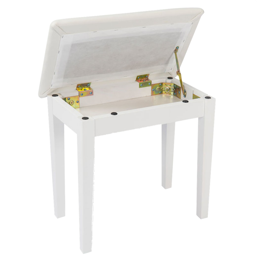 BANQUETA AMADEUS PARA PIANO BLANCO MATE