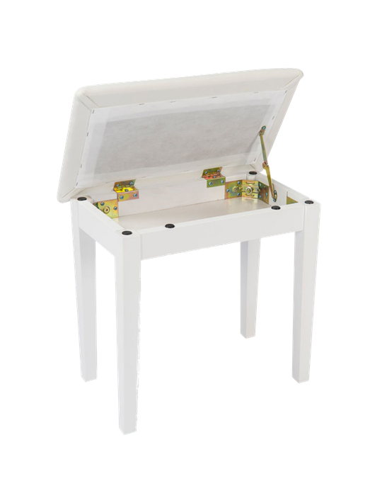 BANQUETA AMADEUS PARA PIANO BLANCO MATE