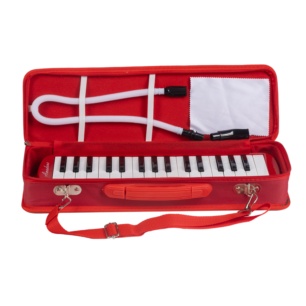 MELÓDICA 32 AMADEUS ROJA CON ESTUCHE
