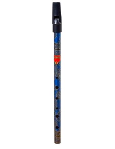 FLAUTA BOHO FLAGEOLET RE AZUL