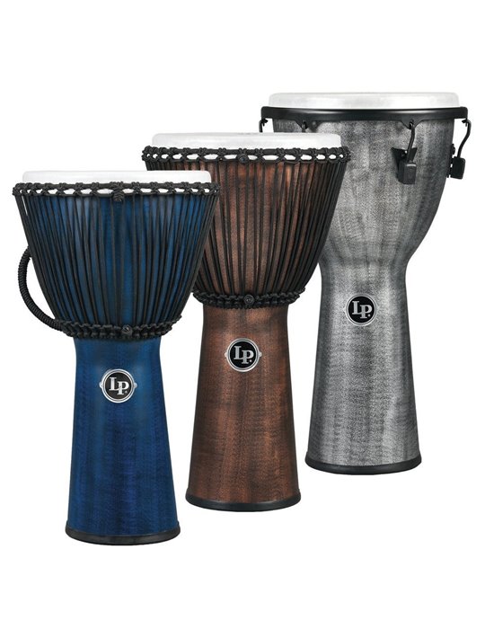 Djembe World Beat FX Afinación por cuerdaGris