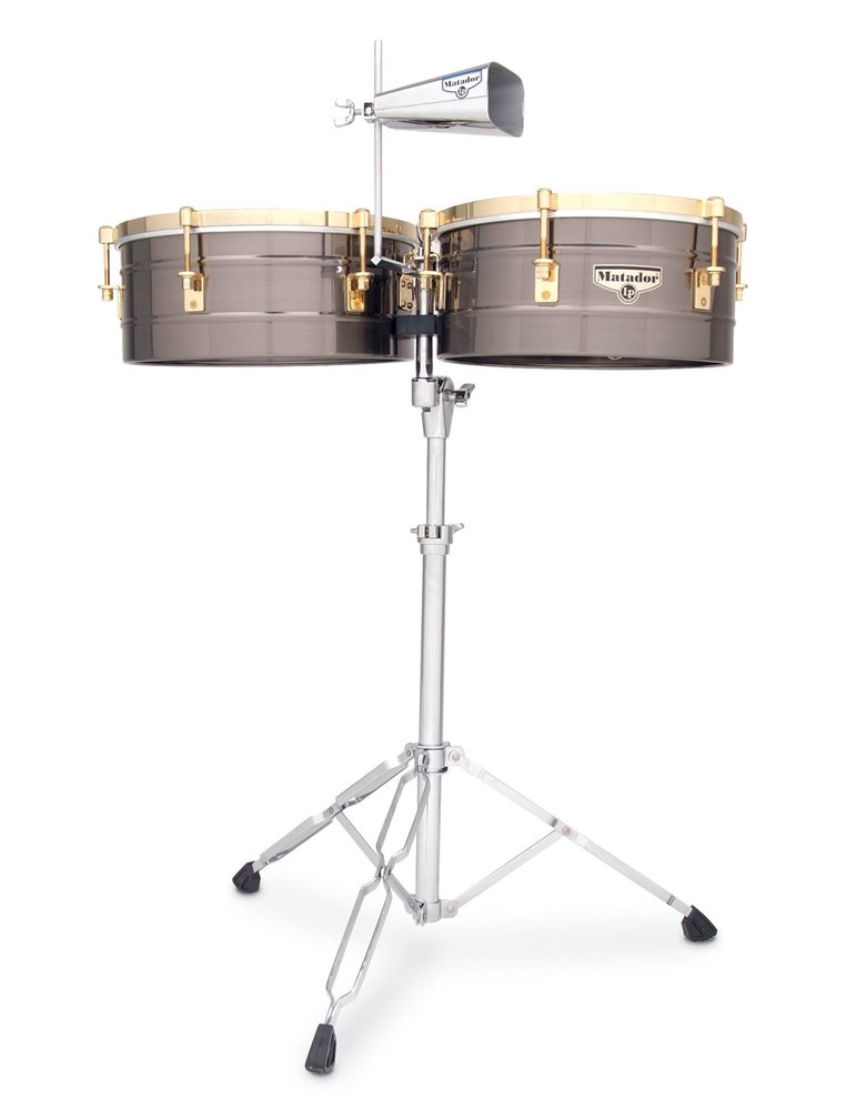 Timbales MatadorBrushed Nickel/Gold Tone