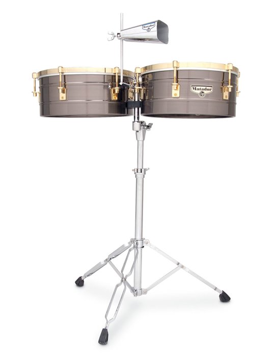 Timbales MatadorBrushed Nickel/Gold Tone