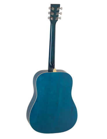 GUITARRA ACÚSTICA DAYTONA A411 AZUL BRILLO 2
