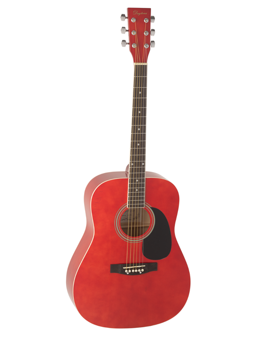 GUITARRA ACÚSTICA DAYTONA A411 ROJO BRILLO