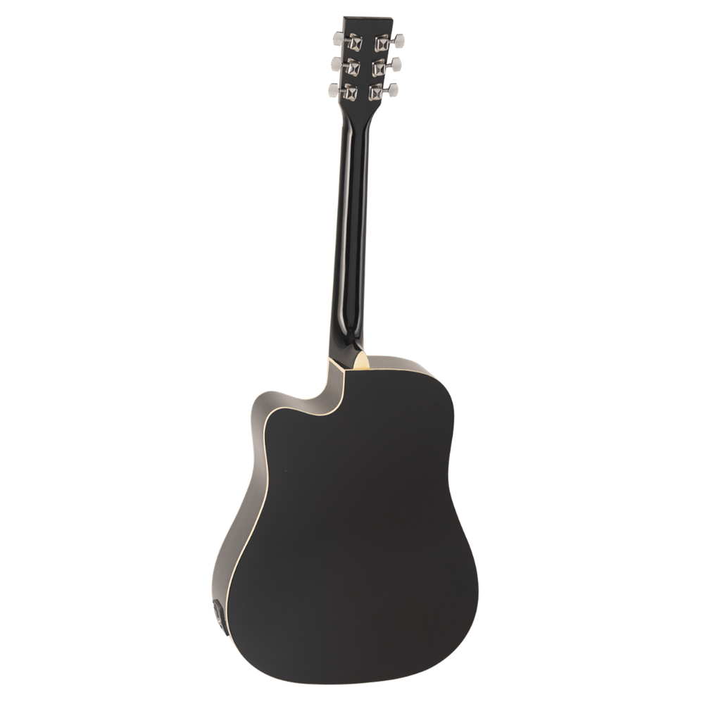 GUITARRA ACÚSTICA DAYTONA A411CE ELECTRIFICADA NEGRA