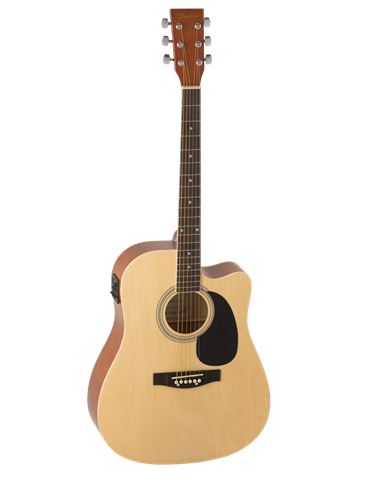 GUITARRA ACÚSTICA DAYTONA A411CE ELECTRIFICADA NATURAL
