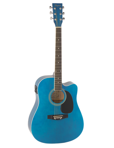 GUITARRA ACÚSTICA DAYTONA A411CE ELECTRIFICADA AZUL