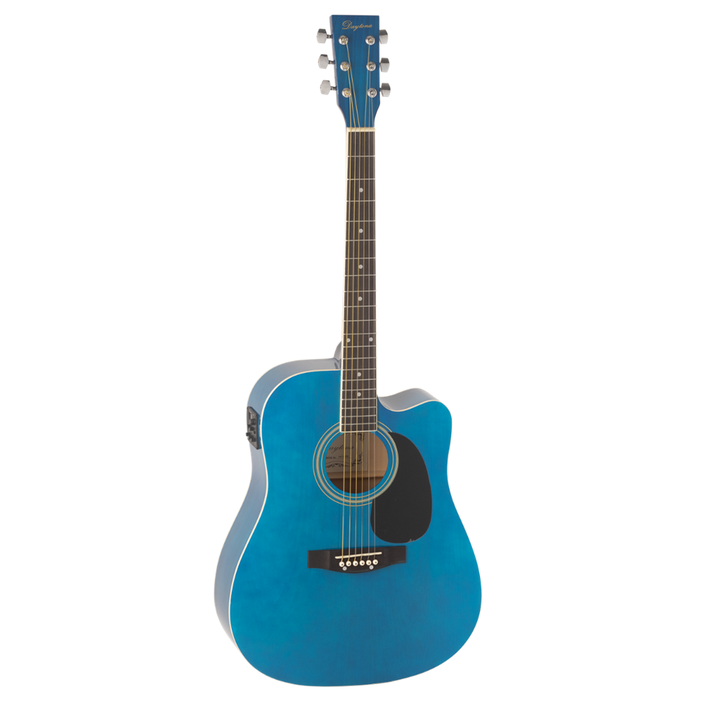 GUITARRA ACÚSTICA DAYTONA A411CE ELECTRIFICADA AZUL