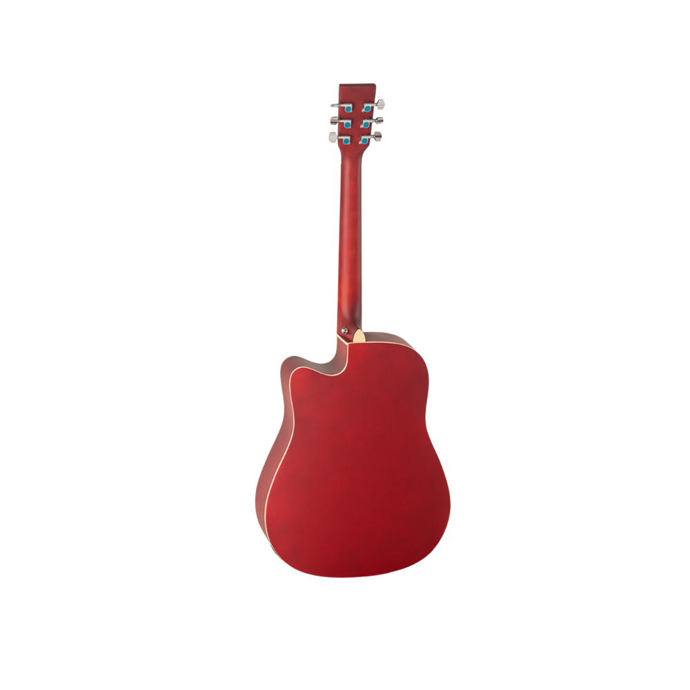 GUITARRA ACÚSTICA DAYTONA A411CE ELECTRIFICADA ROJA
