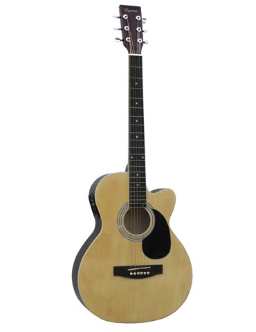 GUITARRA ACÚSTICA ELECTRIFICADA DAYTONA A401CENA NATURAL