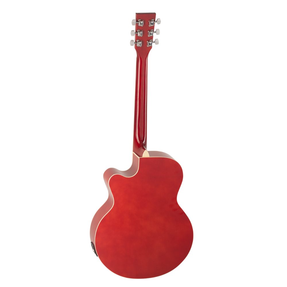 GUITARRA ACÚSTICA ELECTRIFICADA DAYTONA A401CERD ROJA