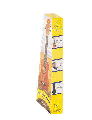 PACK UKELELE DAYTONA SOPRANO EXOTIC CAOBA 2