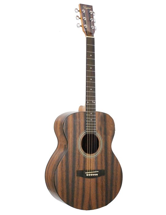 GUITARRA ACÚSTICA DAYTONA A401EB MINI JUMBO ÉBANO